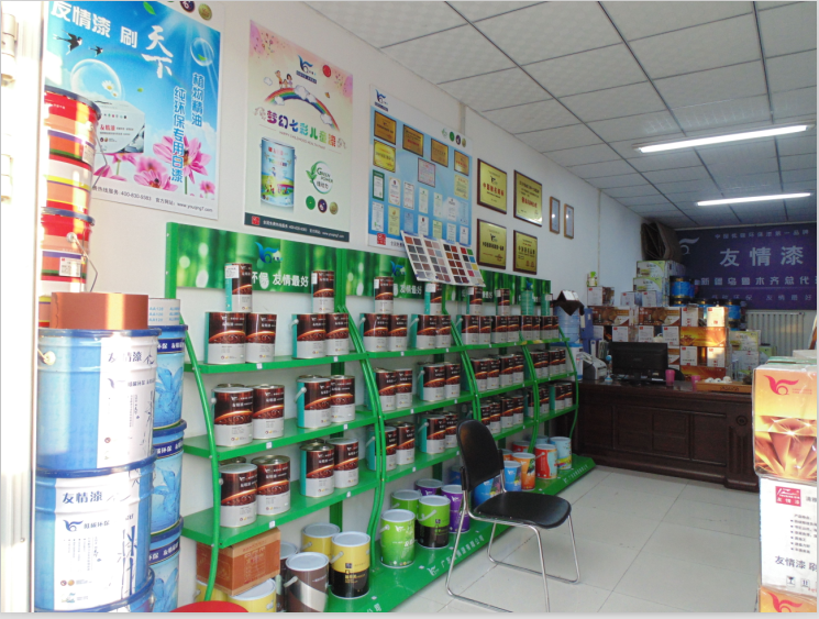 冒高溫戰(zhàn)酷暑，友情漆代理確保工程按時(shí)完工